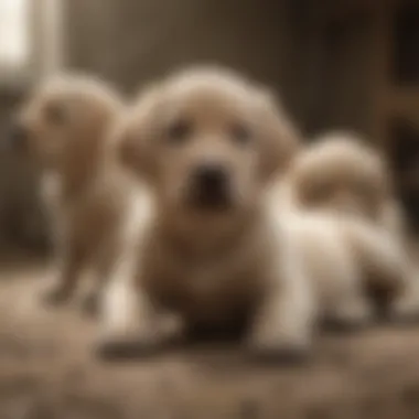 Healthy Labrador Puppies from Breeder A reputable breeder showcasing healthy Labrador puppies.