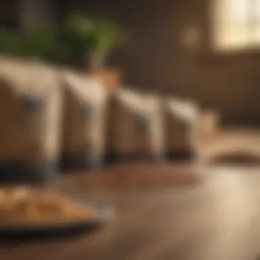 A variety of high-quality grain-free dog food bags