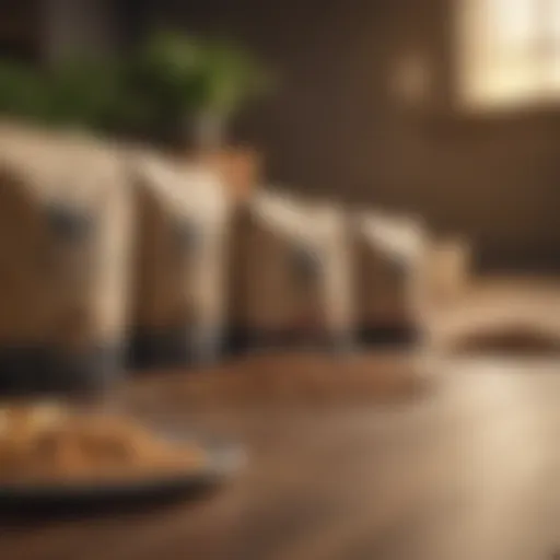 A variety of high-quality grain-free dog food bags