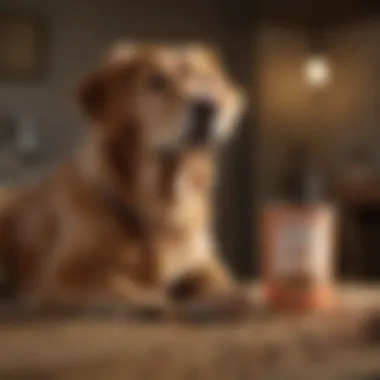 Understanding Nutritional Information for Senior Dogs Pet owner reading dog food labels and nutritional information