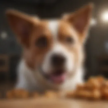 A Happy Pet Benefiting from Omega Pro Happy dog enjoying a healthy treat