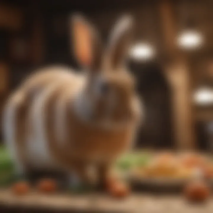 A guide showcasing harmful foods to avoid for rabbits