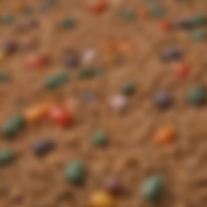 Close-up of healthy ingredients used in grain-free dog food