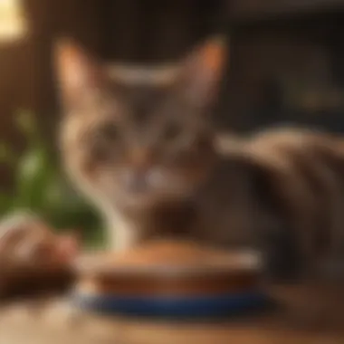 Ingredients for Geriatric Cat Food Display of high-quality cat food ingredients