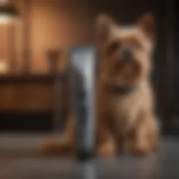 A variety of high-quality dog clippers displayed together