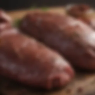 Nutritious Beef Liver for Pets Nutritious beef liver ready for pets