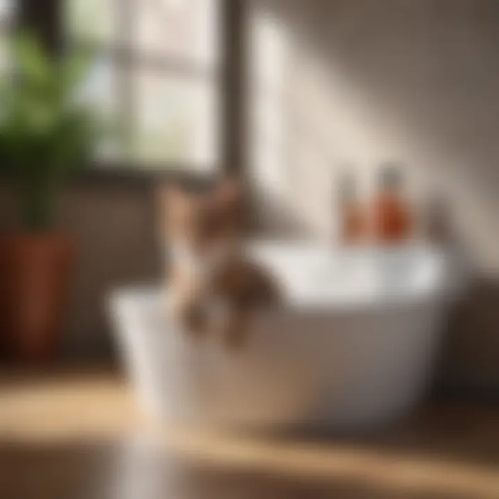 Cat litter box maintained for odor control