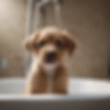 Drying Time After Bath Drying a puppy after a shower