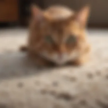 Clean Carpet After Training Clean carpet after cat training efforts