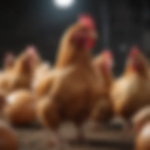 Diverse chicken breeds known for high egg production