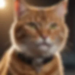 A sleek smart cat collar with a high-tech lock mechanism.