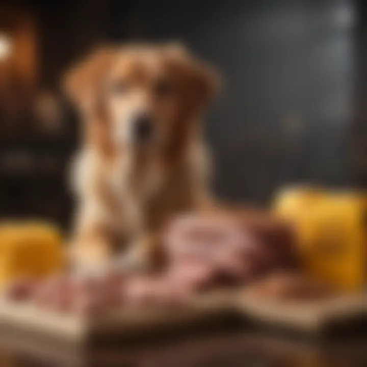Comparative chart of protein sources for dogs