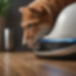 Close-up view of the Litter Robot plug showcasing its design and specifications.