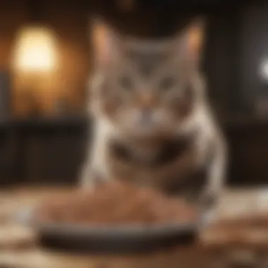 Debunking Myths About Dairy-Free Cat Food An infographic addressing common misconceptions about dairy-free diets for cats.