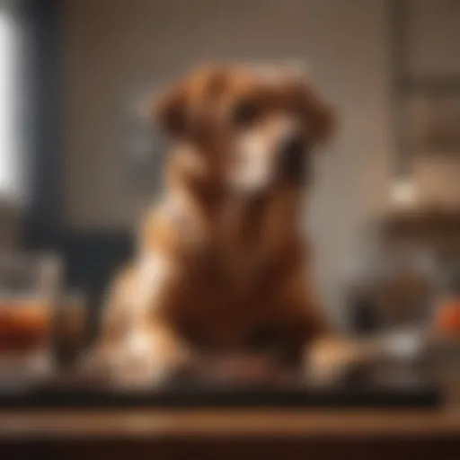 Purebred dog registration documents laid out on a table