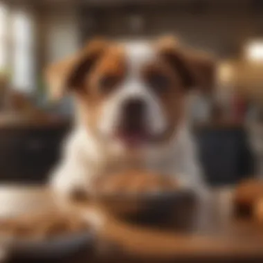 Happy Pets with NomNomNow Nutrition A satisfied pet enjoying a bowl of NomNomNow food