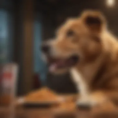 Happy Dog Enjoying Nulo Challenger A happy dog enjoying Nulo Challenger pet food