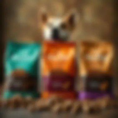 Diverse Flavor Profiles of Nulo Dry Dog Food Nulo dry dog food flavor options displayed