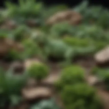 Diverse Greens Selection for Optimal Health Variety of greens laid out for reptile diet