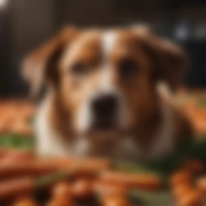 Comparative chart of health benefits and risks of carrots for diabetic dogs