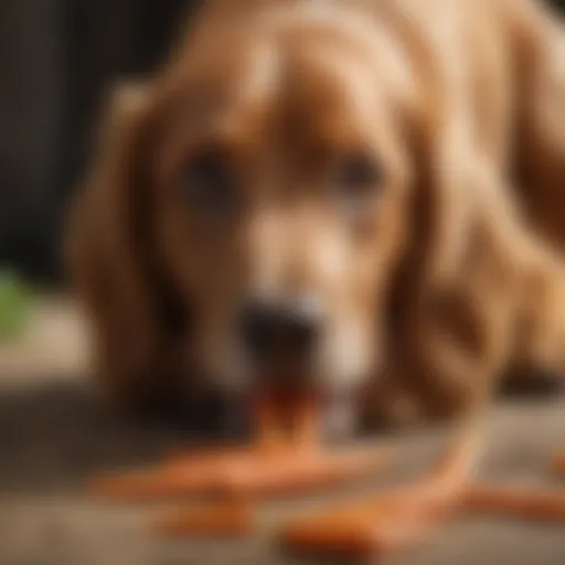 Nutritional breakdown of carrots highlighting fiber and vitamins