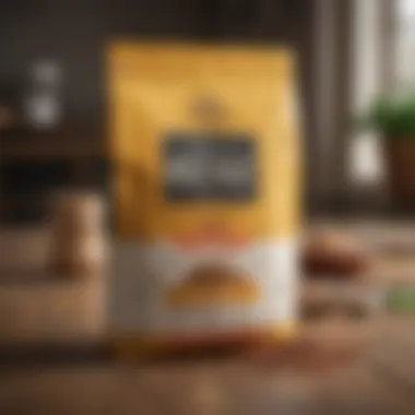 Allergy-Friendly Dog Food Selections A variety of dog food bags highlighting allergy-friendly options