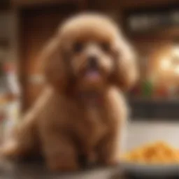 Nutritional chart for toy poodles highlighting essential ingredients