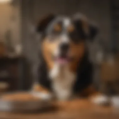 A selection of premium dog food brands emphasizing skin and coat benefits