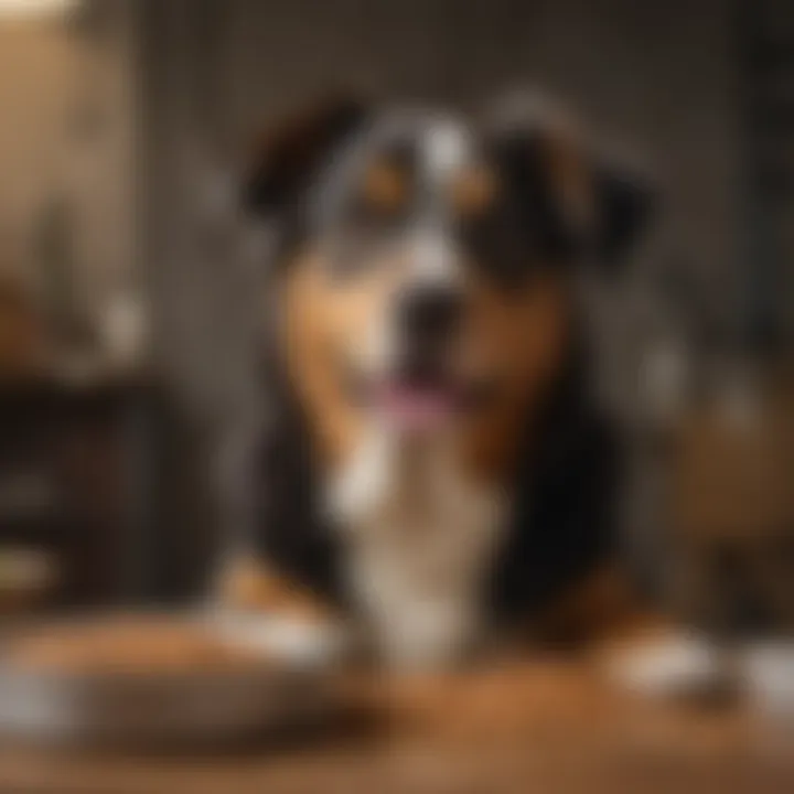 A selection of premium dog food brands emphasizing skin and coat benefits