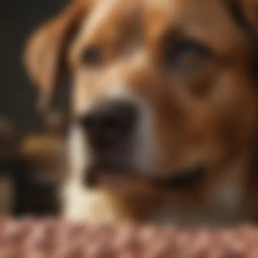 A close-up view of high-quality protein sources for dogs.