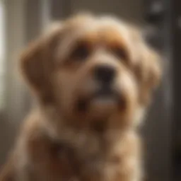 Dog with luscious coat after using hypoallergenic shampoo