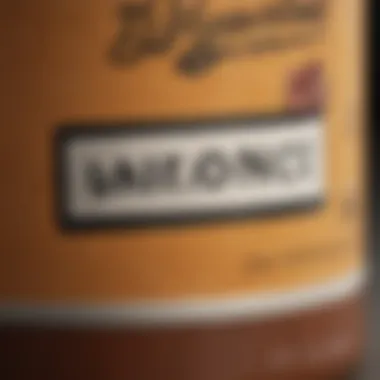 Understanding Dog Food Labels for Skin Sensitivity Close-up of an ingredient label on dog food