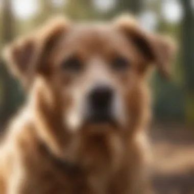 Healthy Skin and Coat in Dogs Dog with a shiny coat enjoying outdoor play