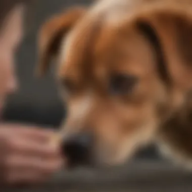 Veterinary Insights on Dog Skin Health Veterinarian examining a dog with skin issues