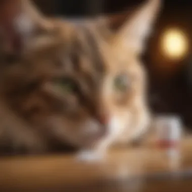 Administering Medication Safely to Cats Cat receiving medication with a focus on safety