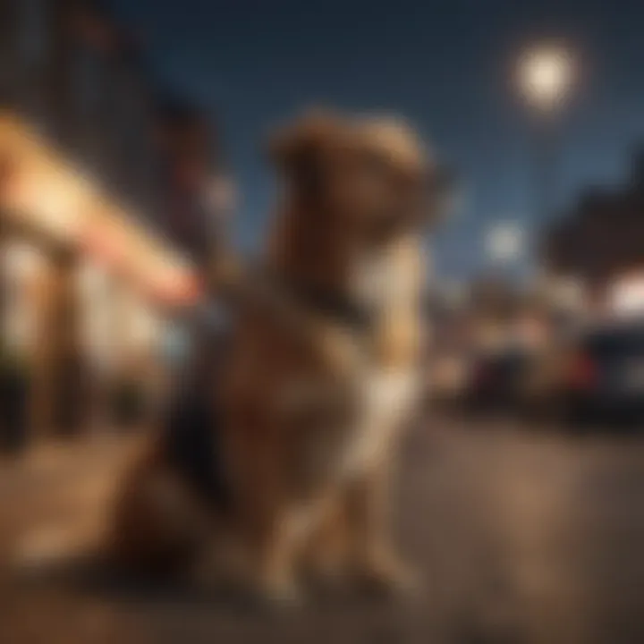 A dog and owner enjoying travel together