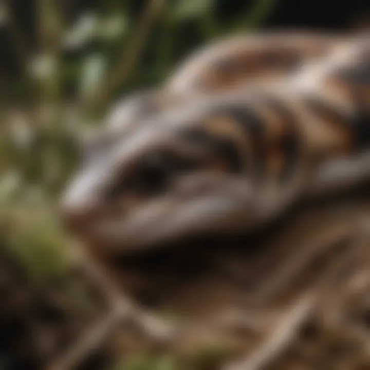 Close-up of Repti Bark used as substrate for a Ball Python habitat