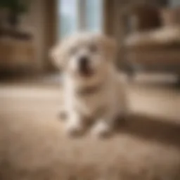 A variety of carpet detergents specifically designed for pet stains and odors