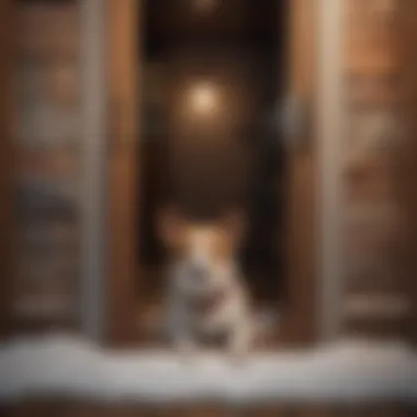 Various types of dog doors suitable for cold weather environments