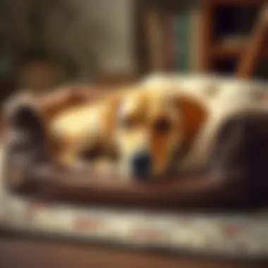 Cozy Comfort for Senior Labradors Cozy dog bed designed for senior Labradors