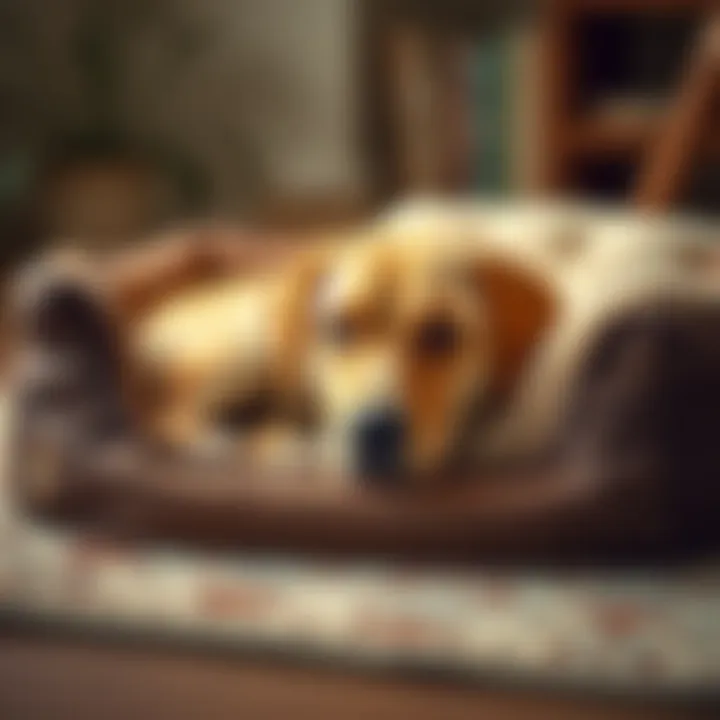 Cozy Comfort for Senior Labradors Cozy dog bed designed for senior Labradors