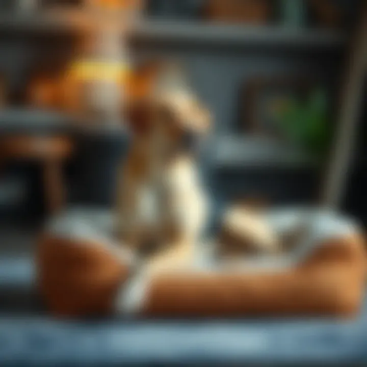 Orthopedic Support for Aging Canines Supportive orthopedic dog bed for aging dogs