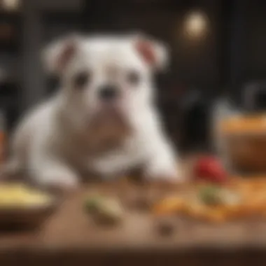 Healthy food options for English Bulldog puppies