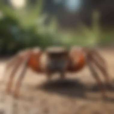 Behavioral Traits of Arizona Spiders Infographic on spider behavioral traits in Arizona