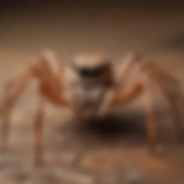 Close-up of a Common Arizona Spider Detailed close-up of a common Arizona spider species