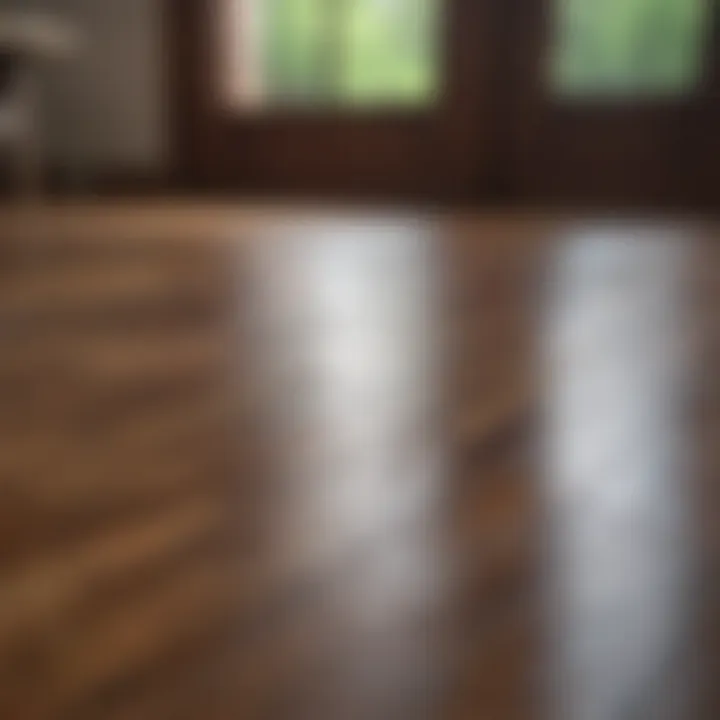 Protective measures for wood floor maintenance