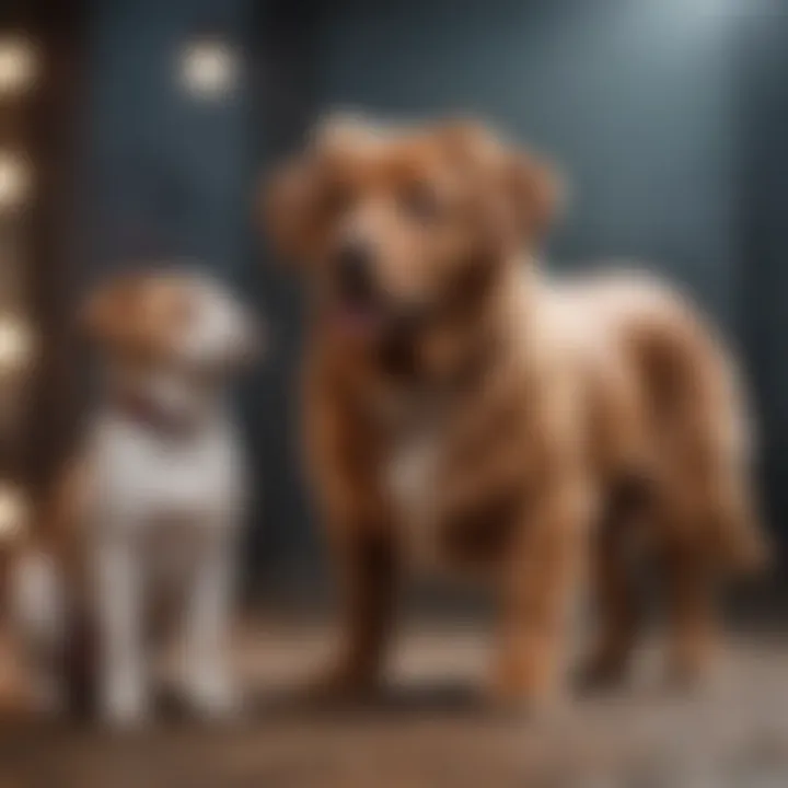 A visual representation of positive reinforcement methods for dogs