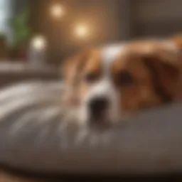 Cozy pet bed designed for stress relief