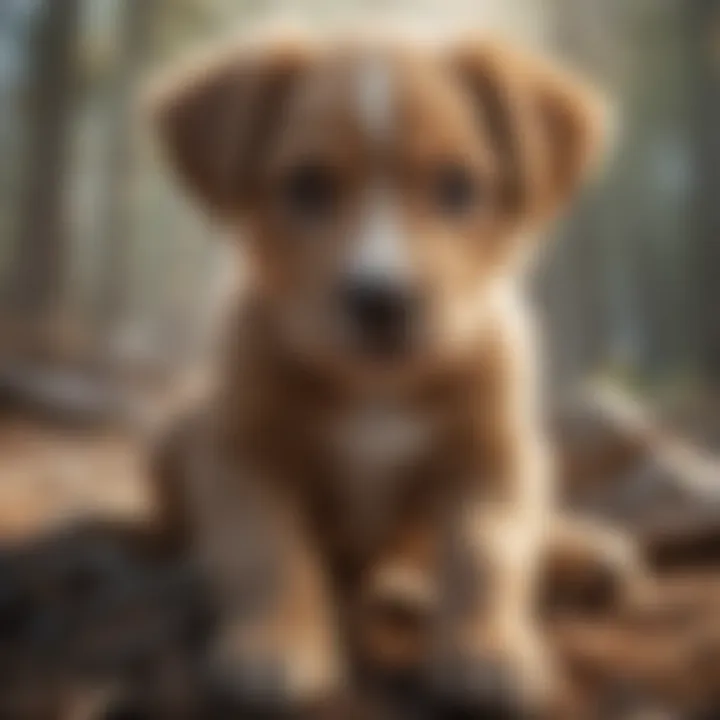 Variety of safe bones for puppies