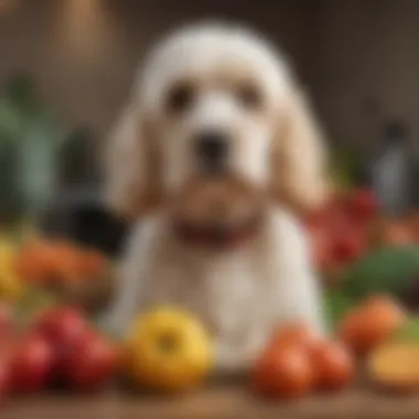 Healthy Produce Choices for Cockapoos Fresh fruits and vegetables suitable for a Cockapoo's diet